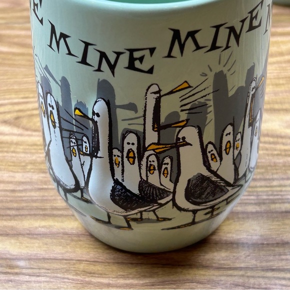 Disney Parks Finding Nemo Seagulls Mugs Mine Mine Raised 3D Coffee Mugs Set of 2 - Picture 2 of 10